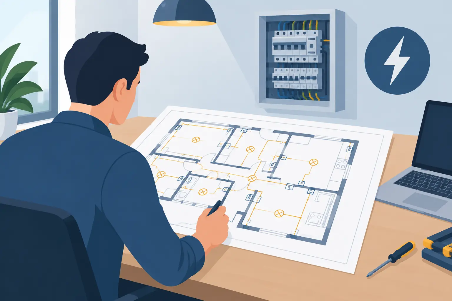 Illustratie: plannen die bij uw installatie passen